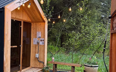 Relax, Recharge & Warm Up in Our New Rainforest Sauna